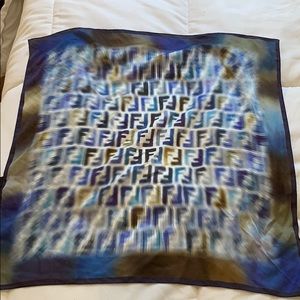 Fendi Scarf - Blue & Gray